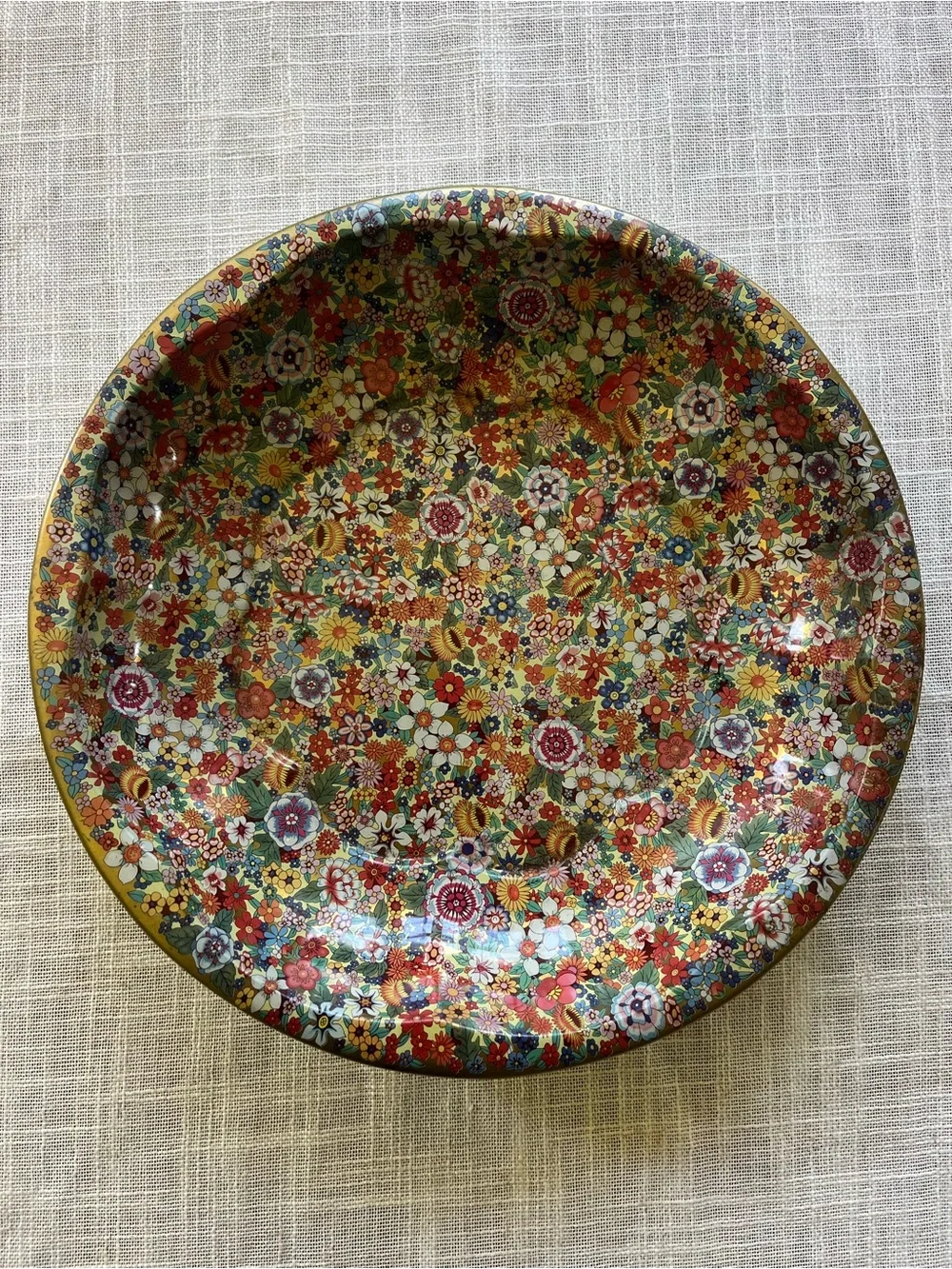 Vtg Daher Tin Tray 70s